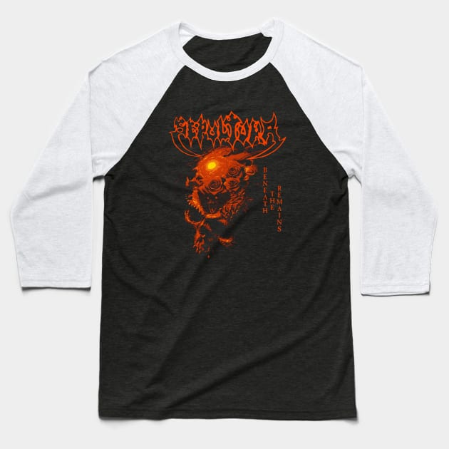 Beneath The Remains - OG Logo Baseball T-Shirt by WithinSanityClothing